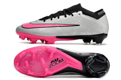 Nike Mercurial Vapor 15 Elite FG Firm Ground Soccer Cleats - Silver/Black/Pink