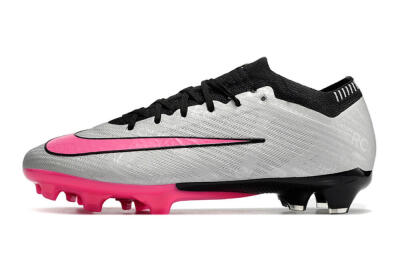 Nike Mercurial Vapor 15 Elite FG Firm Ground Soccer Cleats - Silver/Black/Pink