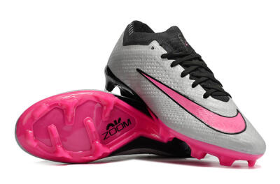 Nike Mercurial Vapor 15 Elite FG Firm Ground Soccer Cleats - Silver/Black/Pink