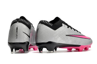 Nike Mercurial Vapor 15 Elite FG Firm Ground Soccer Cleats - Silver/Black/Pink