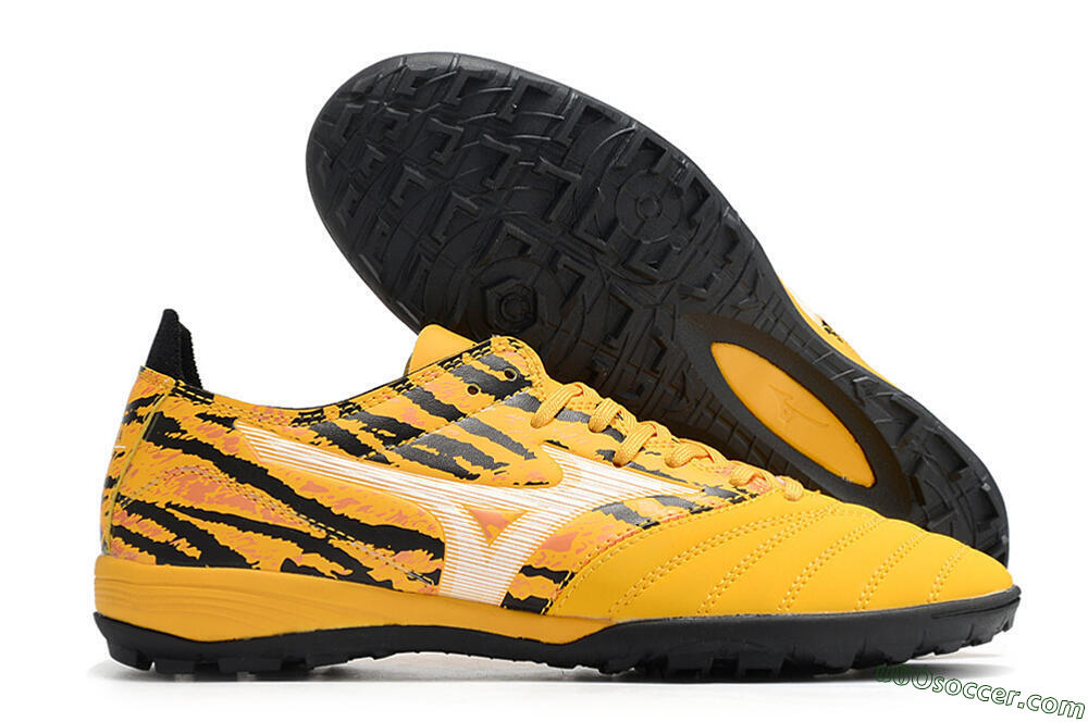 Mizuno Morelia Neo 3 Pro TF Artificial Turf Soccer Shoes - Yellow/White/Black 1