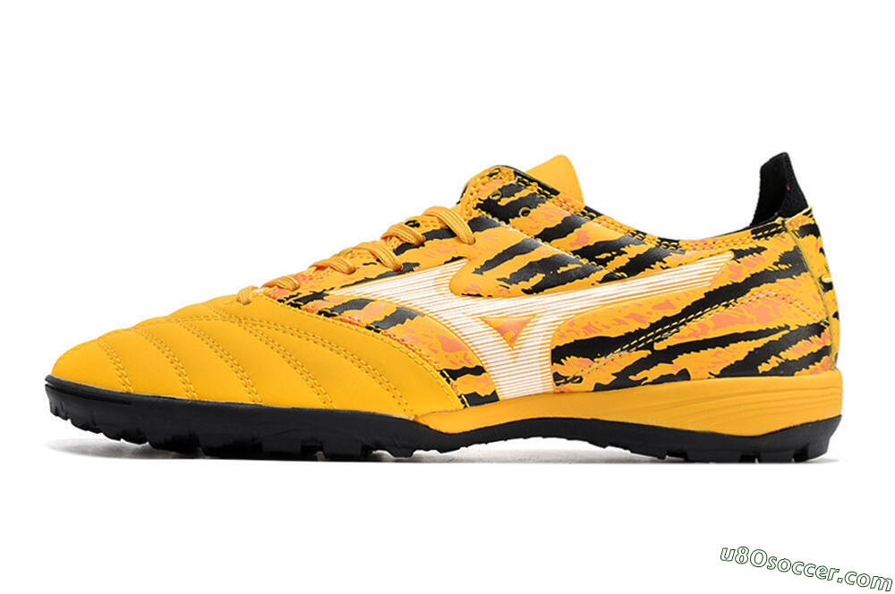 Mizuno Morelia Neo 3 Pro TF Artificial Turf Soccer Shoes - Yellow/White/Black 2