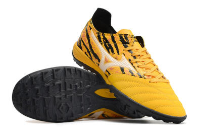 Mizuno Morelia Neo 3 Pro TF Artificial Turf Soccer Shoes - Yellow/White/Black