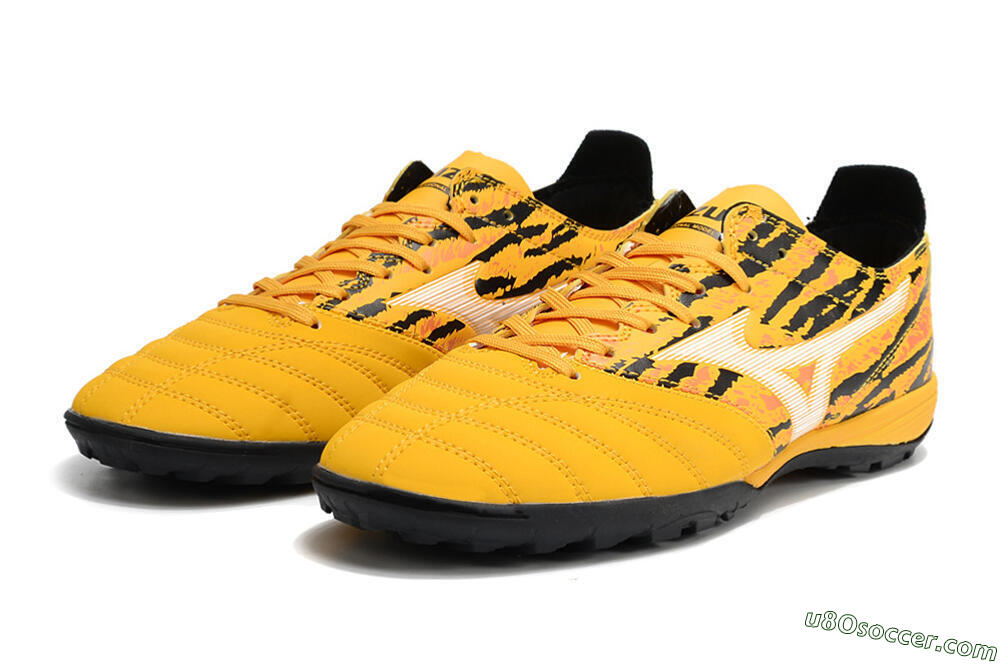 Mizuno Morelia Neo 3 Pro TF Artificial Turf Soccer Shoes - Yellow/White/Black 5