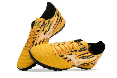 Mizuno Morelia Neo 3 Pro TF Artificial Turf Soccer Shoes - Yellow/White/Black