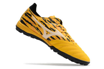 Mizuno Morelia Neo 3 Pro TF Artificial Turf Soccer Shoes - Yellow/White/Black