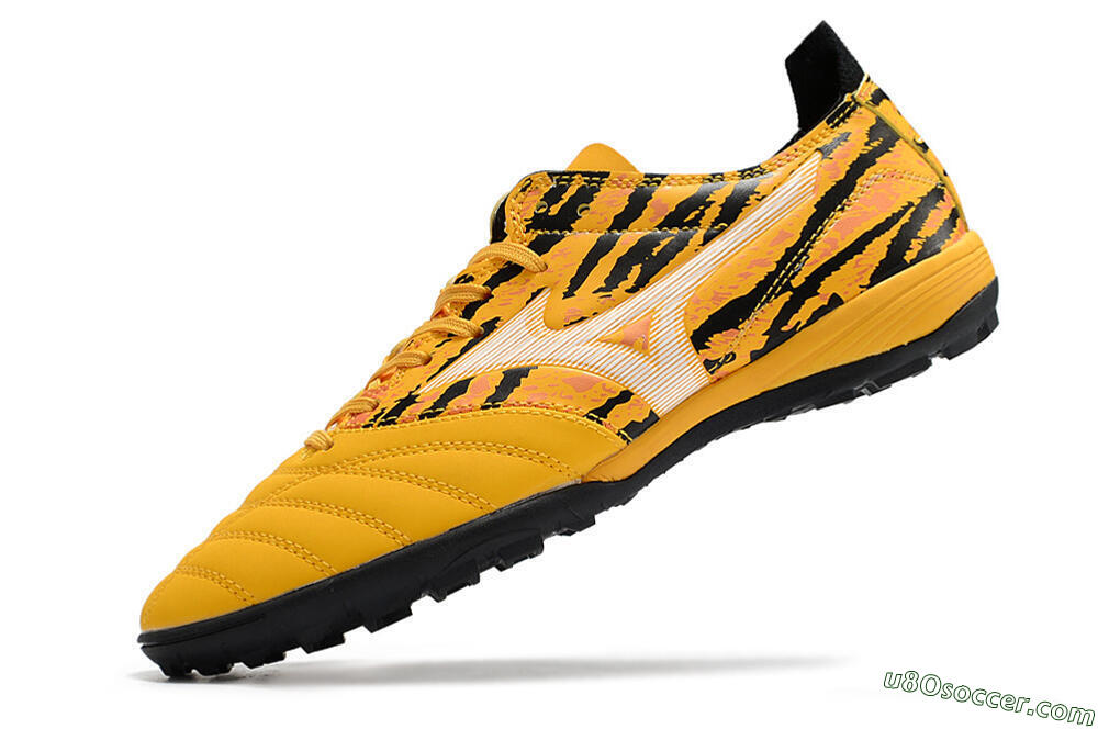 Mizuno Morelia Neo 3 Pro TF Artificial Turf Soccer Shoes - Yellow/White/Black 8
