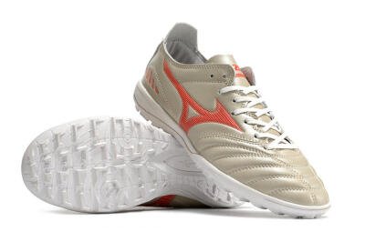 Mizuno Morelia Neo 3 Pro TF Artificial Turf Soccer Shoes - White/Red