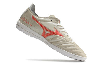 Mizuno Morelia Neo 3 Pro TF Artificial Turf Soccer Shoes - White/Red