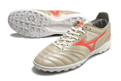 Mizuno Morelia Neo 3 Pro TF Artificial Turf Soccer Shoes - White/Red