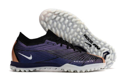 Nike Air Zoom Mercurial Vapor 15 Elite TF Artificial Turf Soccer Shoes - Purple/Black