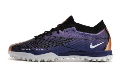 Nike Air Zoom Mercurial Vapor 15 Elite TF Artificial Turf Soccer Shoes - Purple/Black