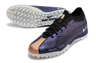 Nike Air Zoom Mercurial Vapor 15 Elite TF Artificial Turf Soccer Shoes - Purple/Black