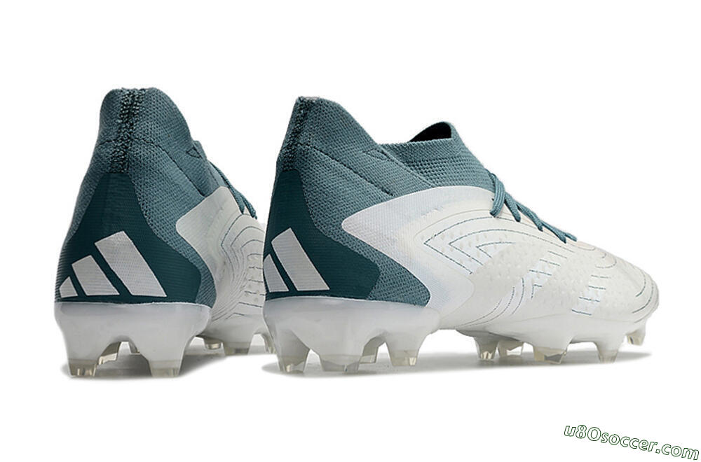 Adidas Predator Accuracy 23.1 FG Firm Ground Soccer Cleats - White/Green 6