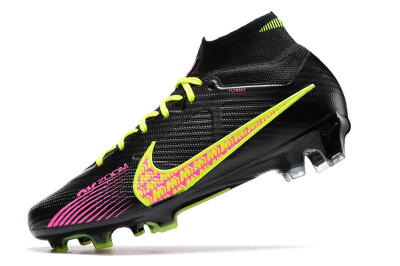 Nike Air Zoom Mercurial Superfly 9 Elite FG Firm Ground Soccer Cleats - Black/Yellow/Pink