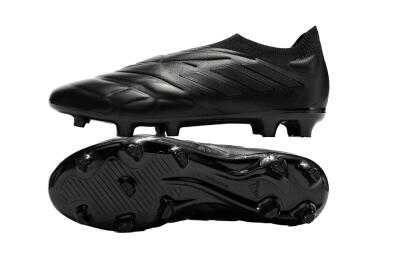 Adidas Copa Pure+ FG Firm Ground Soccer Cleats - Black/Black