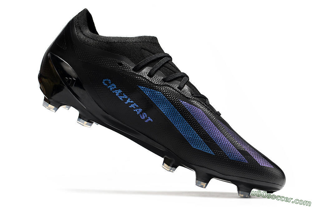 Adidas x Speedportal.1 FG Firm Ground Soccer Cleats - Black/Blue 4