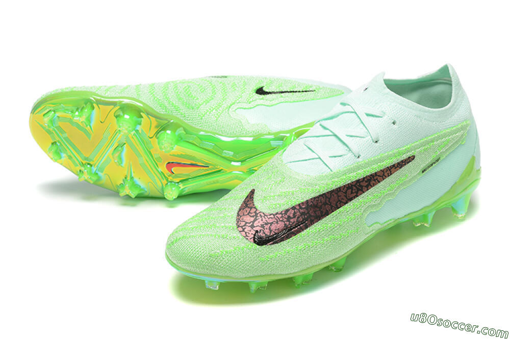 Nike Phantom GX Elite FG Firm Ground Soccer Cleats - Green/Black 3