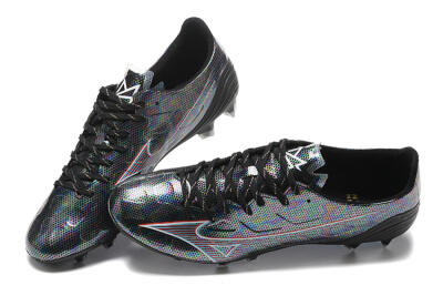 Mizuno Alpha Made In Japan FG Firm Ground Soccer Cleats - Black/Red