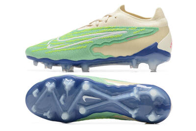Nike Phantom GX Elite FG Firm Ground Soccer Cleats - Green/Beige