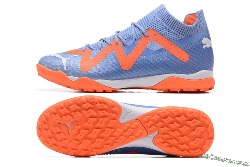 Puma Future Ultimate TF Artificial Turf Soccer Shoes - Purple/Orange 0