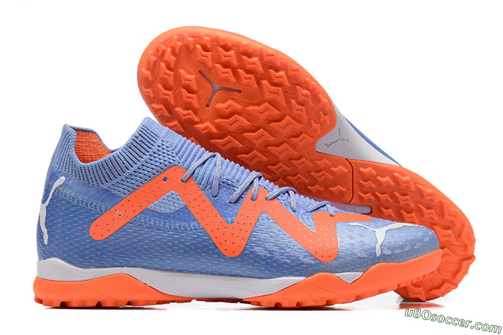 Puma Future Ultimate TF Artificial Turf Soccer Shoes - Purple/Orange 1