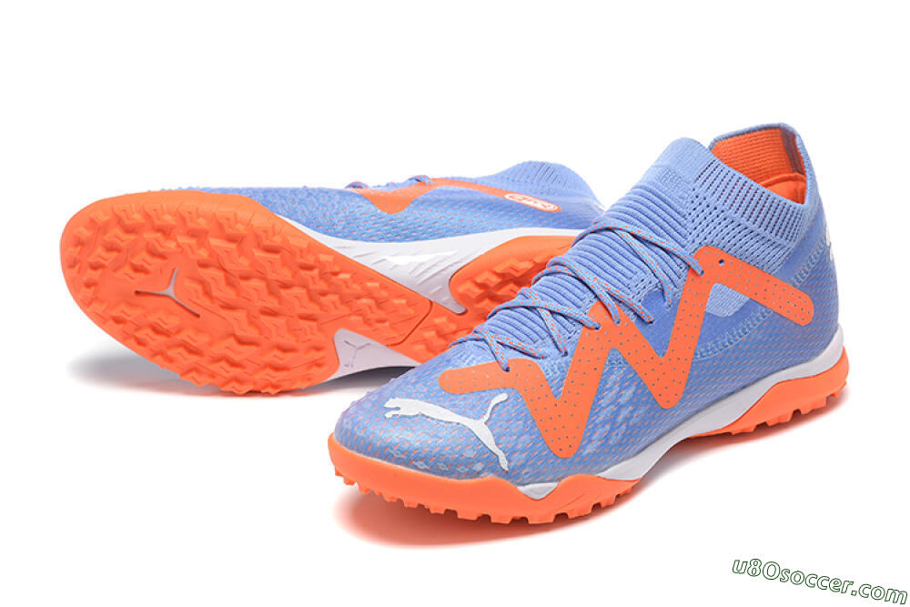 Puma Future Ultimate TF Artificial Turf Soccer Shoes - Purple/Orange 3