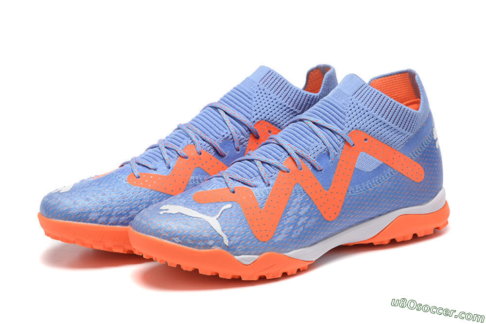 Puma Future Ultimate TF Artificial Turf Soccer Shoes - Purple/Orange 5