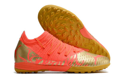 Puma Future Z 1.3 Instinct TF Artificial Turf Soccer Shoes - Red/Gold