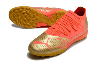 Puma Future Z 1.3 Instinct TF Artificial Turf Soccer Shoes - Red/Gold