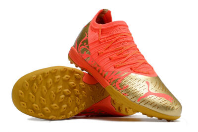 Puma Future Z 1.3 Instinct TF Artificial Turf Soccer Shoes - Red/Gold