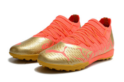 Puma Future Z 1.3 Instinct TF Artificial Turf Soccer Shoes - Red/Gold