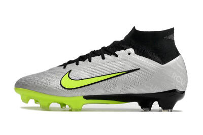 Nike Air Zoom Mercurial Superfly 9 Elite FG Firm Ground Soccer Cleats - Grey/Yellow/Black