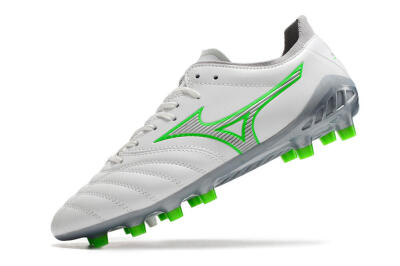 Mizuno Morelia Neo 3 Made in Japan FG Firm Ground Soccer Cleats - White/Green