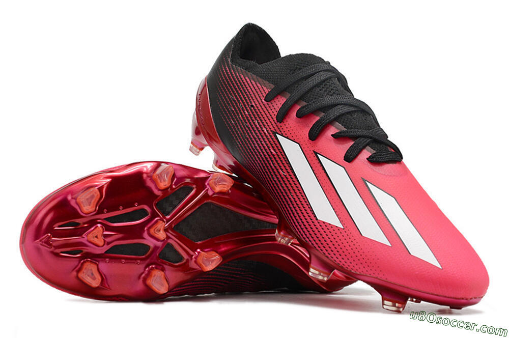 Adidas X Speedportal.1 2022 World Cup FG Firm Ground Soccer Cleats - Red/Black 3