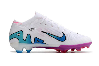 Nike Air Zoom Mercurial Vapor 15 Elite FG Firm Ground Soccer Cleats - White/Pink/Purple