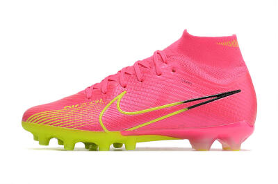 Nike Zoom Superfly 9 Elite SE AG Artificial Grass Soccer Cleats - Pink/Green