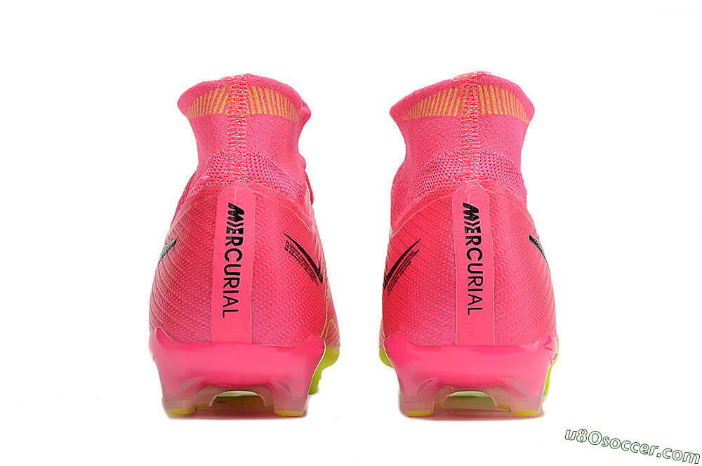 Nike Zoom Superfly 9 Elite SE AG Artificial Grass Soccer Cleats - Pink/Green 5