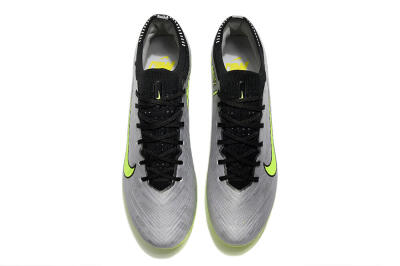 Nike Air Zoom Vapor 15 Elite SE AG Artificial Grass Soccer Cleats - Silver/Green/Black