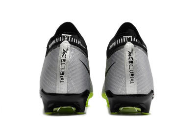Nike Air Zoom Vapor 15 Elite SE AG Artificial Grass Soccer Cleats - Silver/Green/Black