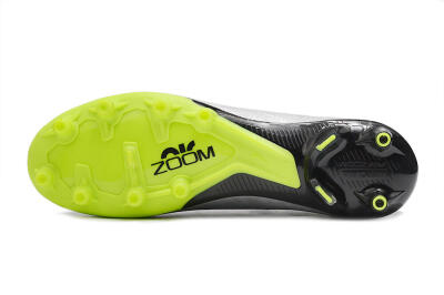 Nike Air Zoom Vapor 15 Elite SE AG Artificial Grass Soccer Cleats - Silver/Green/Black