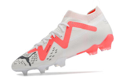 Puma Future Ultimate FG Firm Ground Soccer Cleats - White/Red/Black