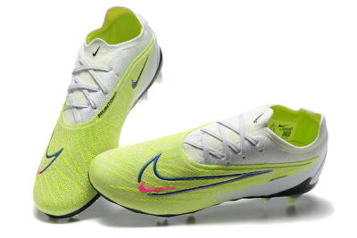 Nike Phantom GX Elite FG Firm Ground Soccer Cleats - Green/White/Blue