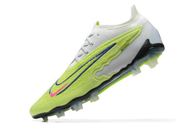 Nike Phantom GX Elite FG Firm Ground Soccer Cleats - Green/White/Blue