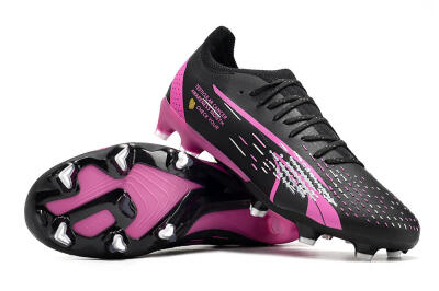 Puma Ultra Ultimate FG Firm Ground Soccer Cleats - Black/White/Pink
