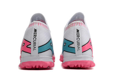 Nike Mercurial Vapor 15 Elite TF Artificial Turf Soccer Shoes - White/Pink