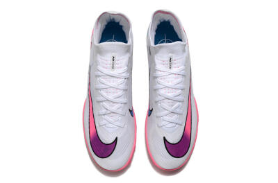 Nike Mercurial Superfly 9 Elite TF Artificial Turf Soccer Shoes - White/Pink