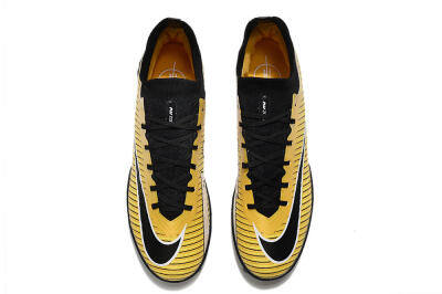 Nike Mercurial Superfly 9 Elite TF Artificial Turf Soccer Shoes - Gold/Black/Silver