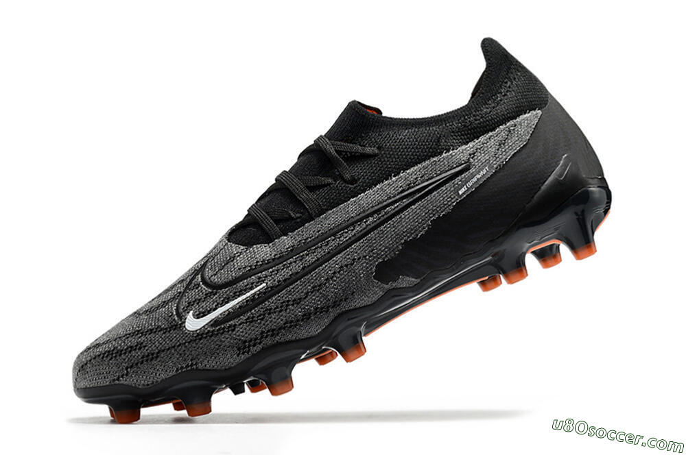 Nike Phantom GX Elite AG Artificial Grass Soccer Cleats - Black/Grey 5