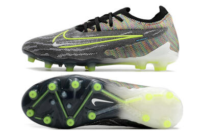 Nike Phantom GX Elite AG Artificial Grass Soccer Cleats - Grey/Green